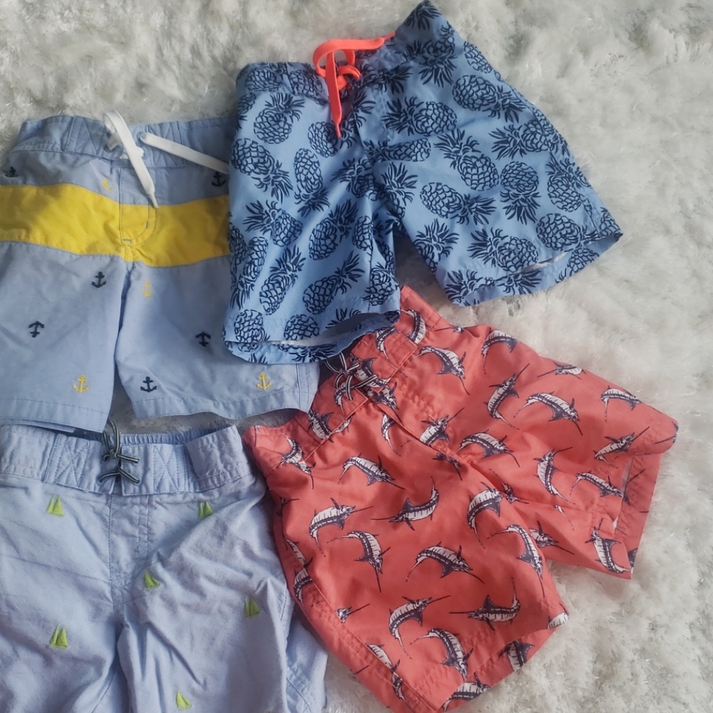 2t Janie and Jack swim trunks toddler